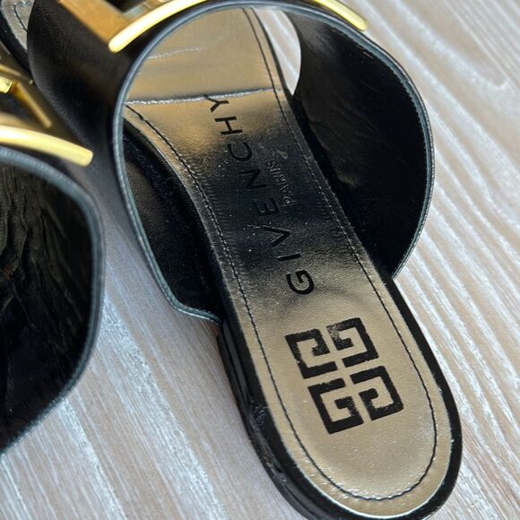 Givenchy Goatskin 4G Flat Toe Ring size 37 - Picture 11 of 11